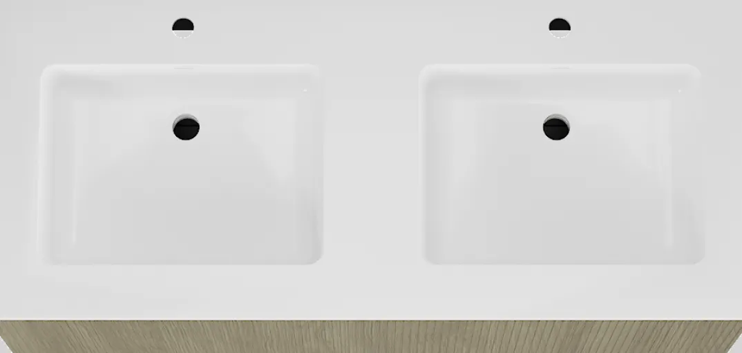 Storke Ribs badkamermeubel met Bilia wastafel