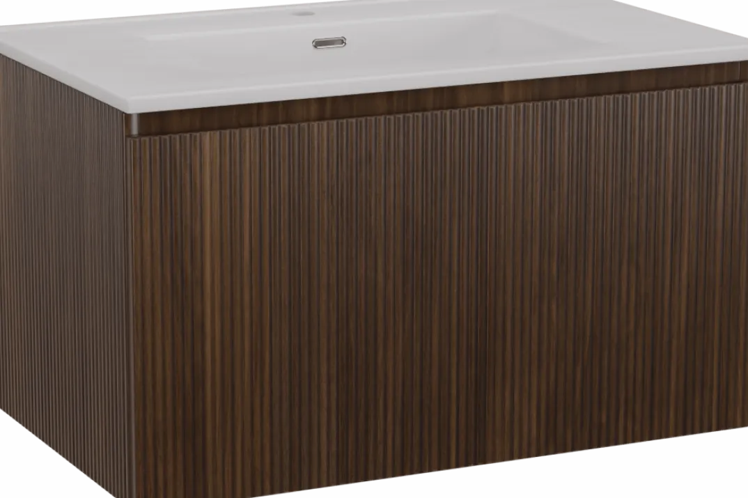 Storke Ribs badkamermeubel met Kera wastafel