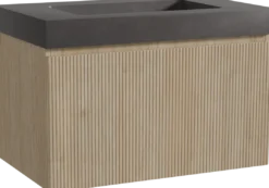 Storke Ribs badkamermeubel met Scuro High wastafel