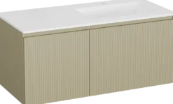 Storke Ribs badkamermeubel met Bilia wastafel