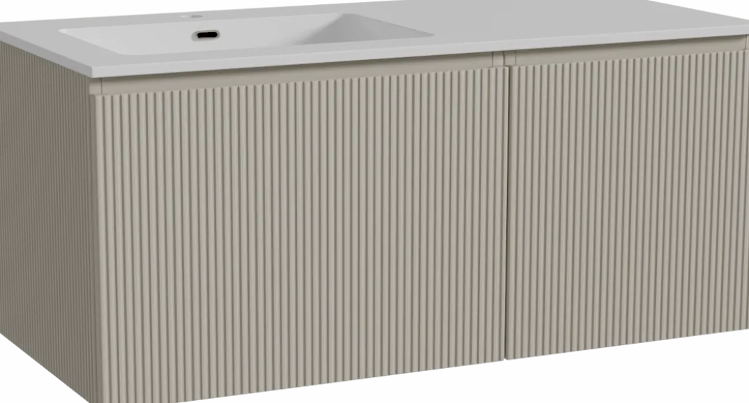 Storke Ribs badkamermeubel met Diva wastafel