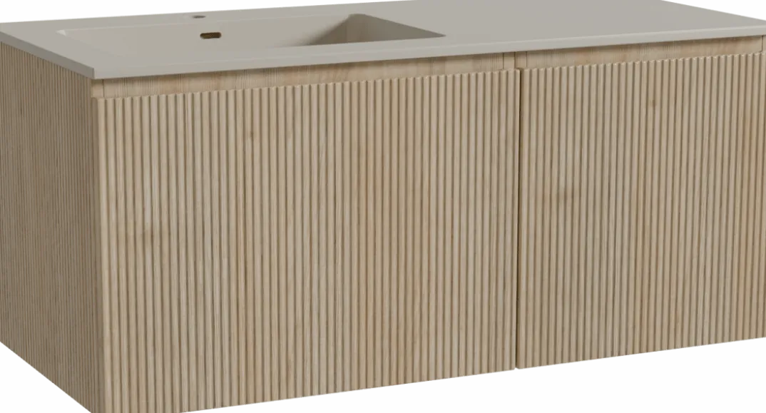 Storke Ribs badkamermeubel met Diva wastafel