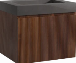 Storke Ribs badkamermeubel met Scuro High wastafel