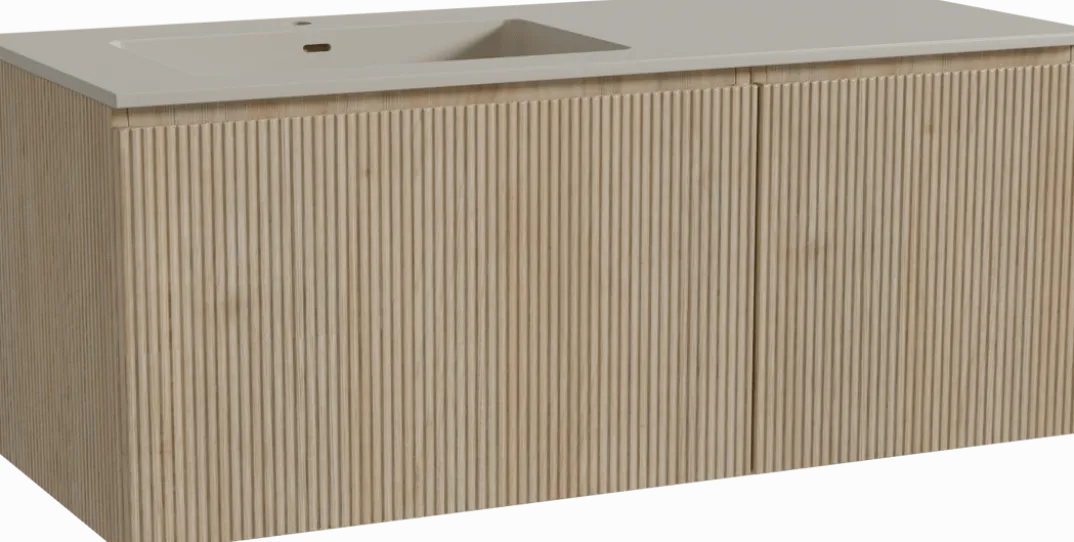 Storke Ribs badkamermeubel met Diva wastafel