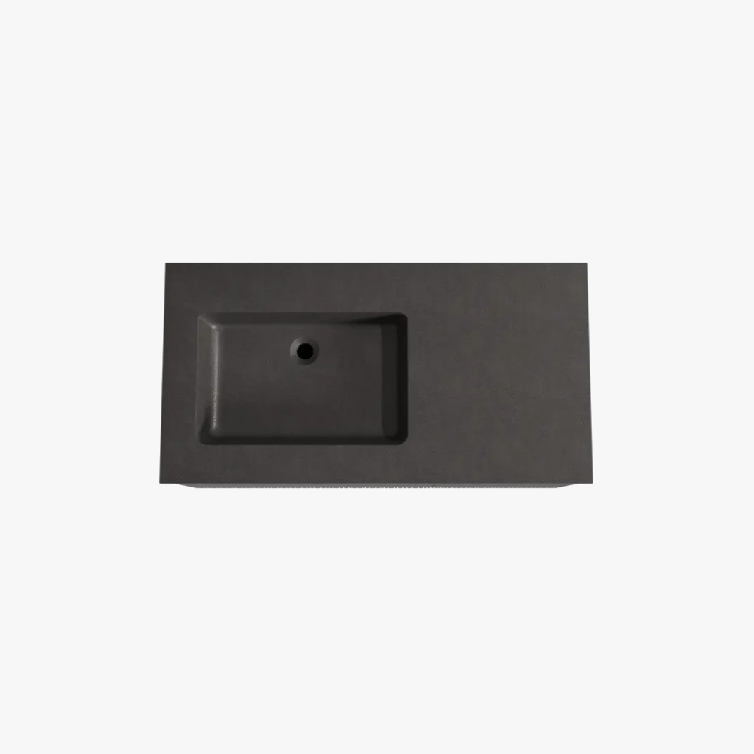 Storke Ribs badkamermeubel met Scuro wastafel