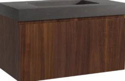 Storke Ribs badkamermeubel met Scuro High wastafel