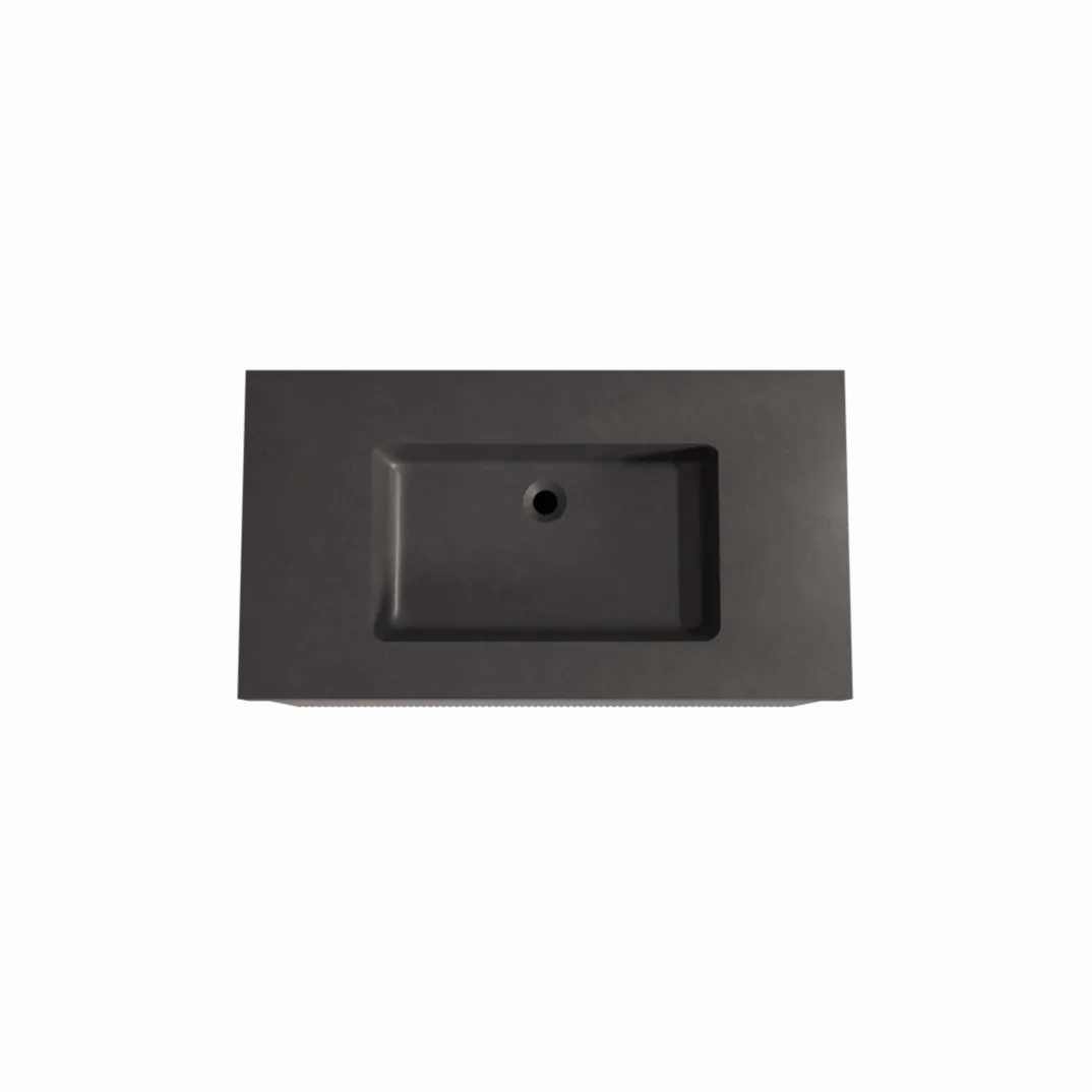 Storke Ribs badkamermeubel met Scuro High wastafel