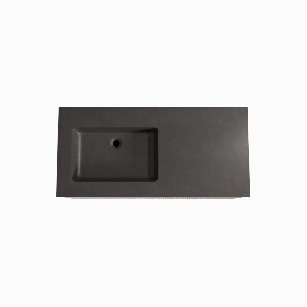 Storke Ribs badkamermeubel met Scuro wastafel