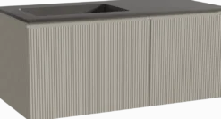 Storke Ribs badkamermeubel met Scuro wastafel