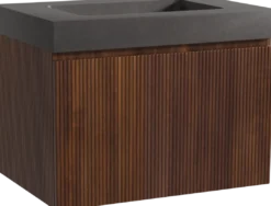 Storke Ribs badkamermeubel met Scuro High wastafel