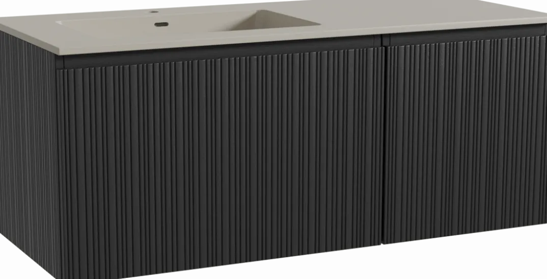 Storke Ribs badkamermeubel met Diva wastafel