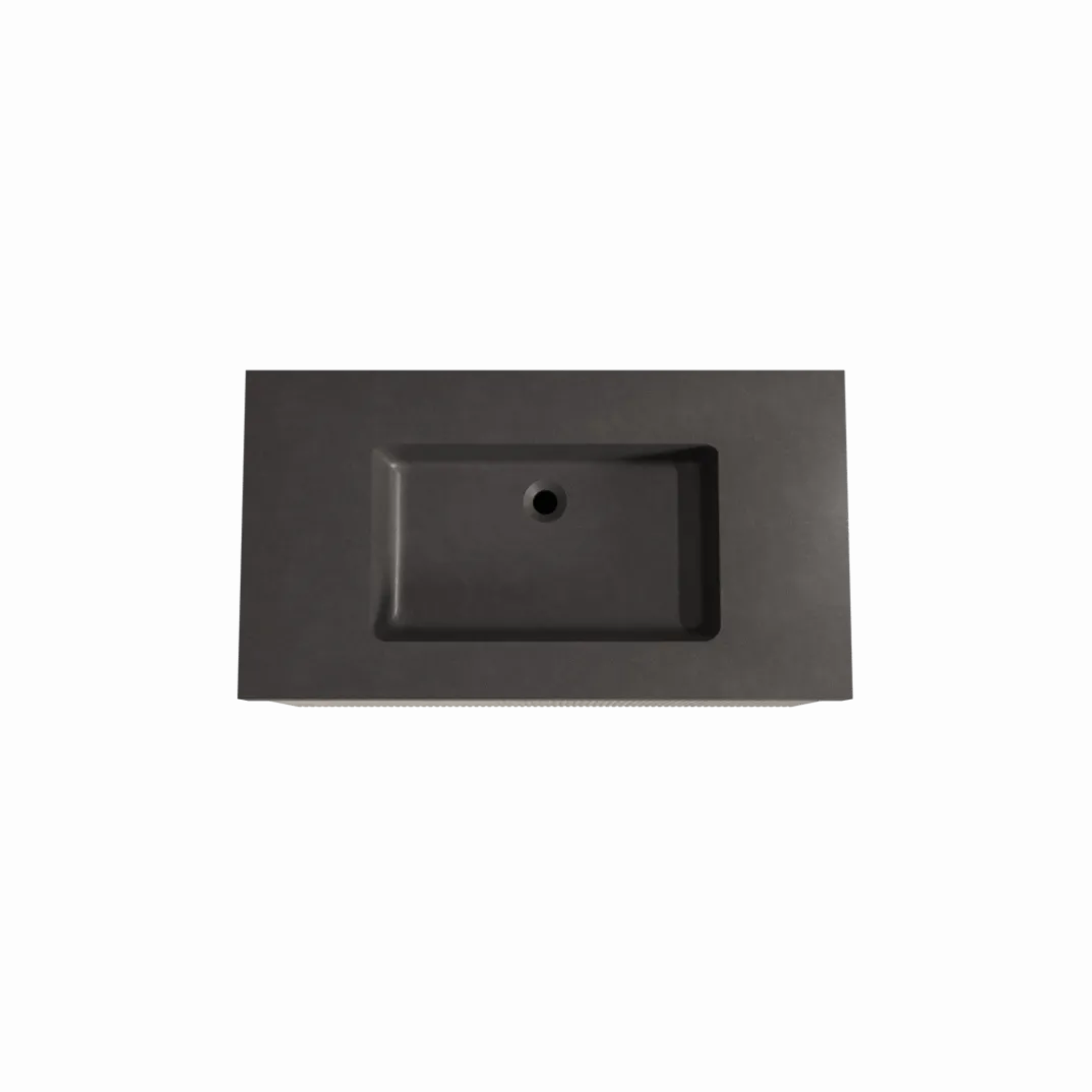 Storke Ribs badkamermeubel met Scuro High wastafel