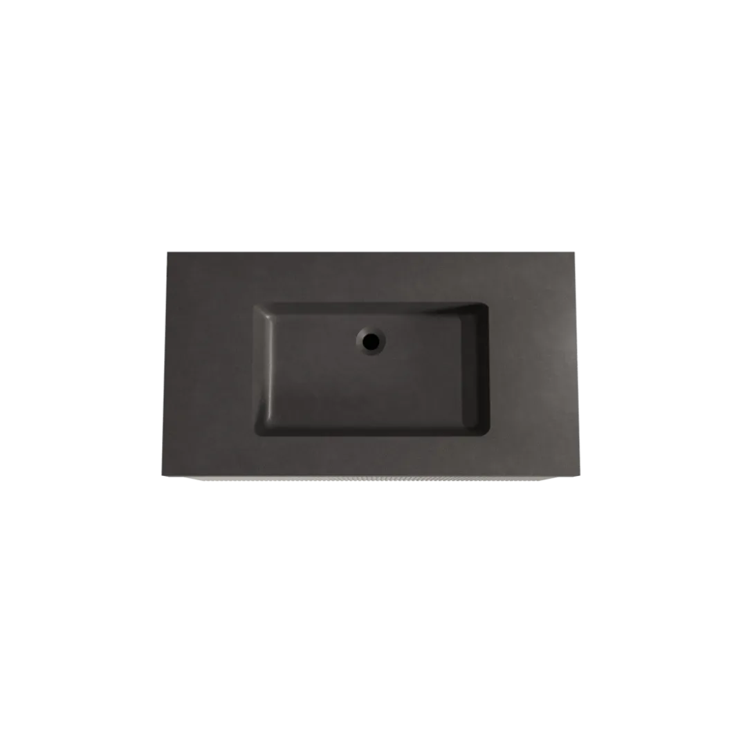 Storke Ribs badkamermeubel met Scuro High wastafel