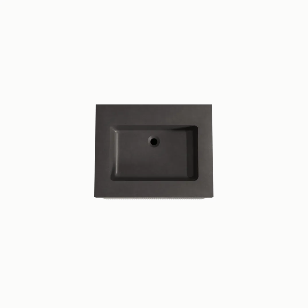 Storke Ribs badkamermeubel met Scuro High wastafel