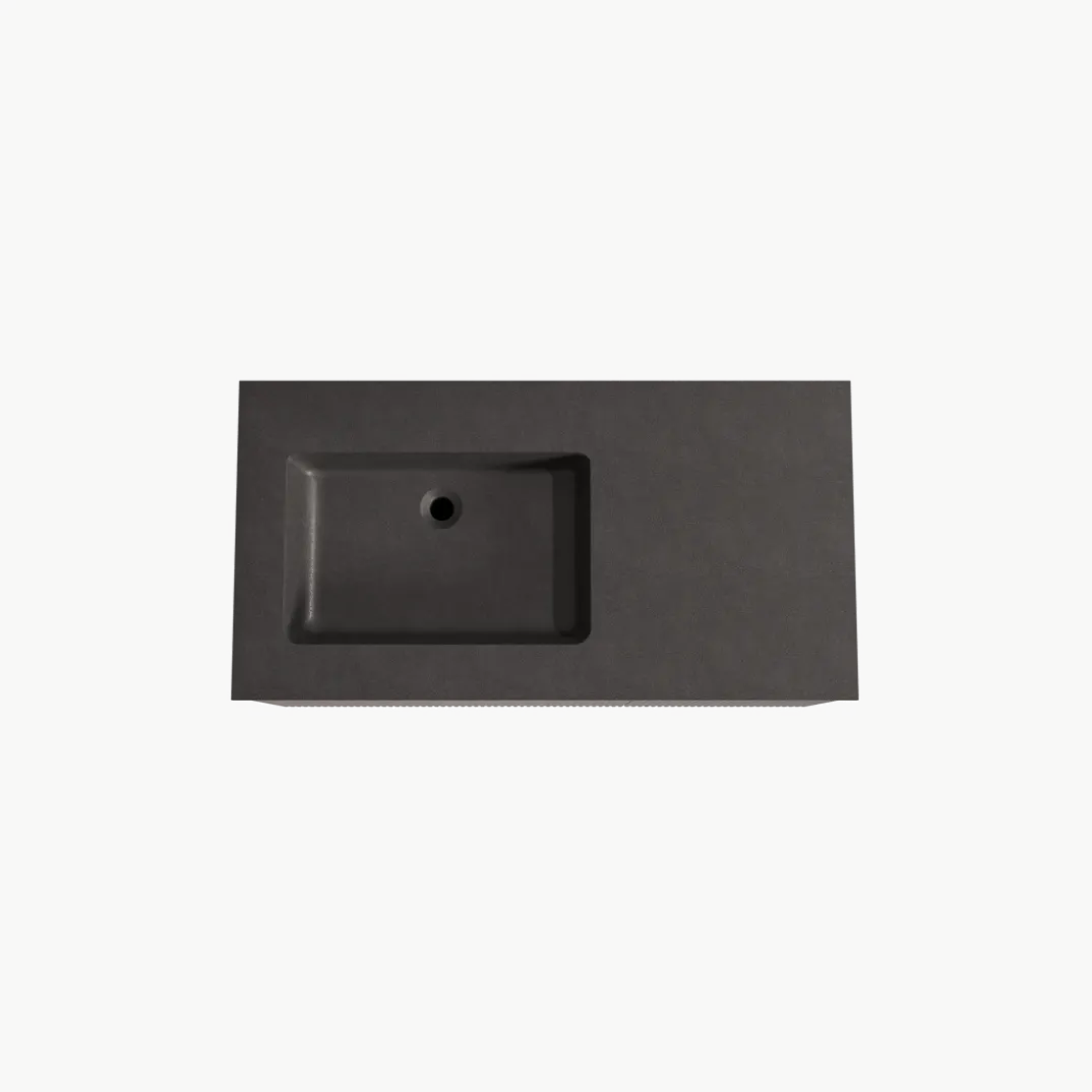 Storke Ribs badkamermeubel met Scuro wastafel