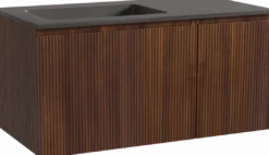 Storke Ribs badkamermeubel met Scuro wastafel