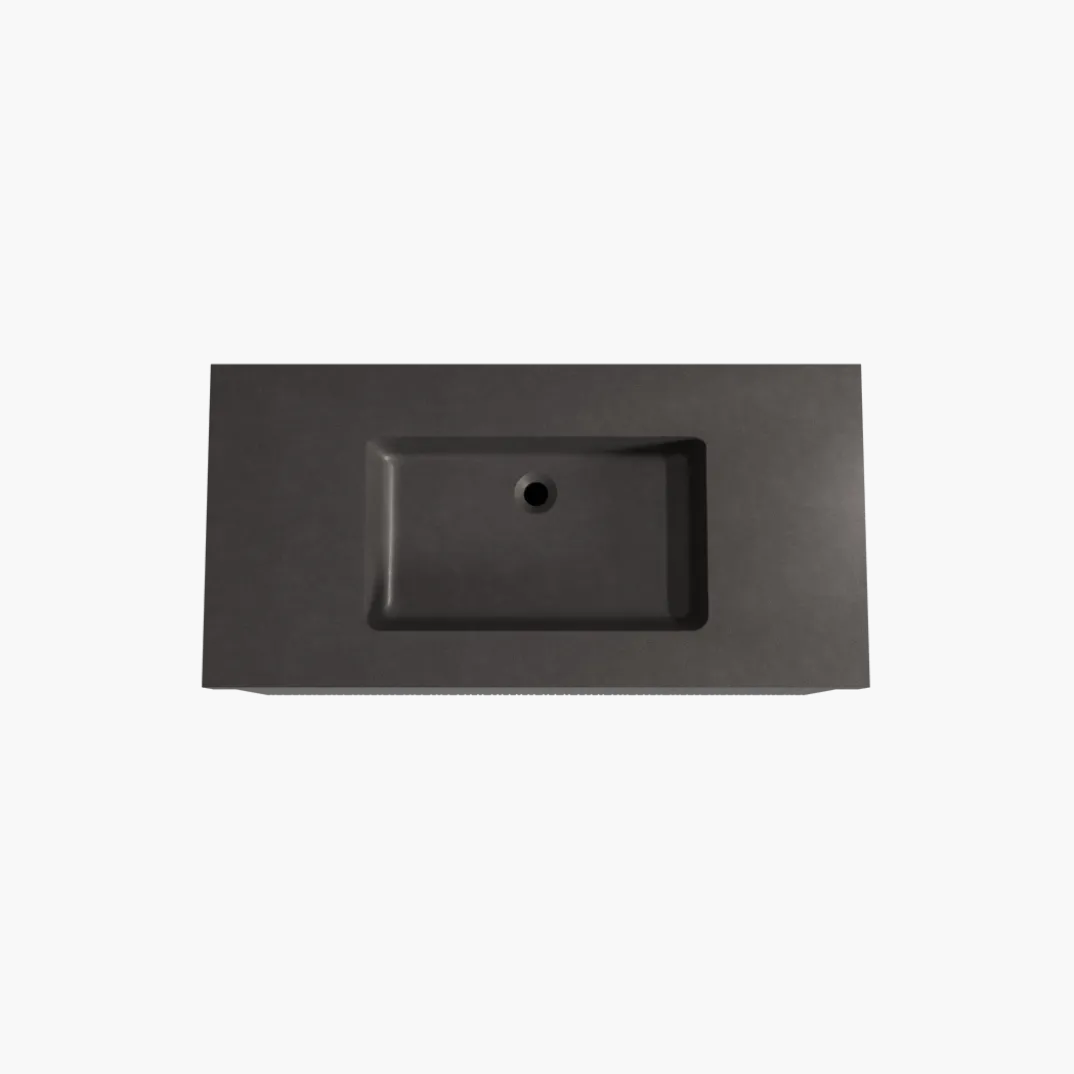 Storke Ribs badkamermeubel met Scuro High wastafel
