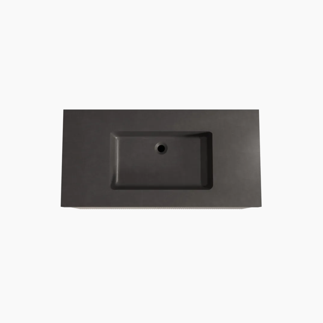 Storke Ribs badkamermeubel met Scuro High wastafel