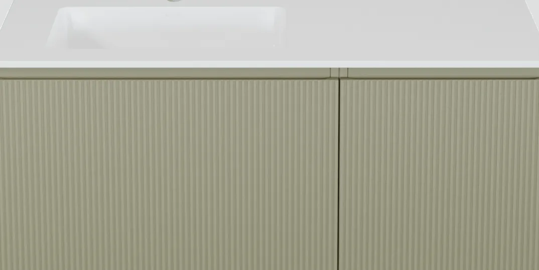 Storke Ribs badkamermeubel met Bilia wastafel