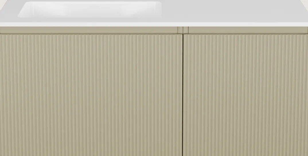 Storke Ribs badkamermeubel met Bilia wastafel