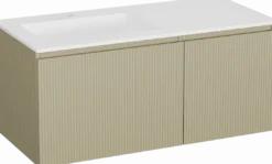 Storke Ribs badkamermeubel met Bilia wastafel
