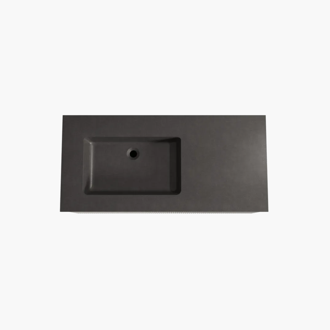 Storke Ribs badkamermeubel met Scuro wastafel