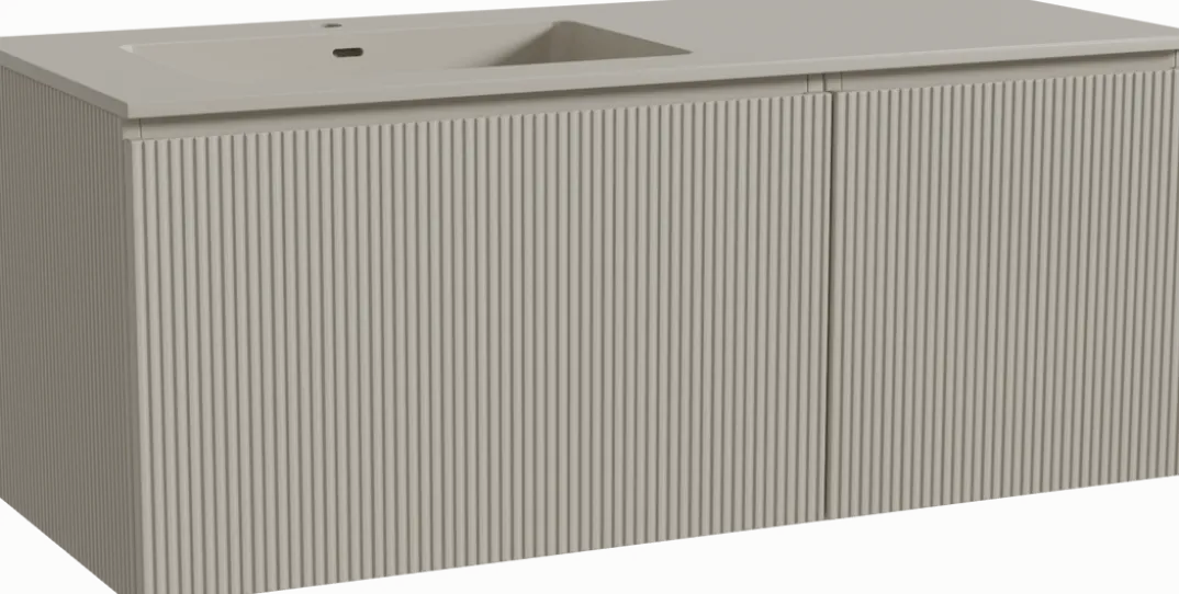 Storke Ribs badkamermeubel met Diva wastafel