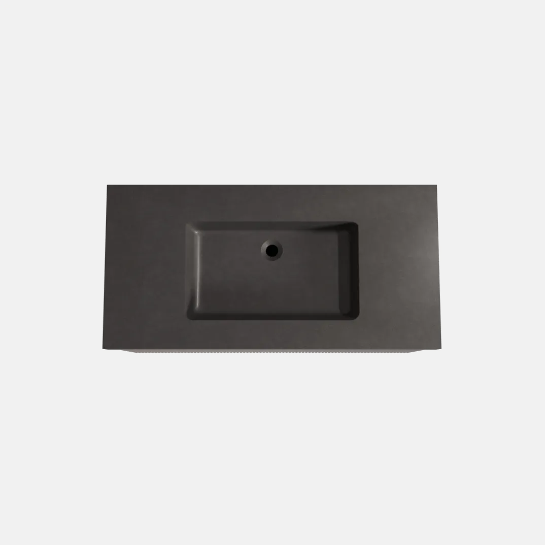 Storke Ribs badkamermeubel met Scuro High wastafel