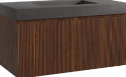 Storke Ribs badkamermeubel met Scuro High wastafel
