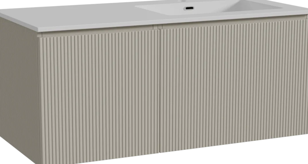 Storke Ribs badkamermeubel met Diva wastafel