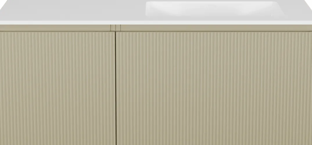 Storke Ribs badkamermeubel met Bilia wastafel