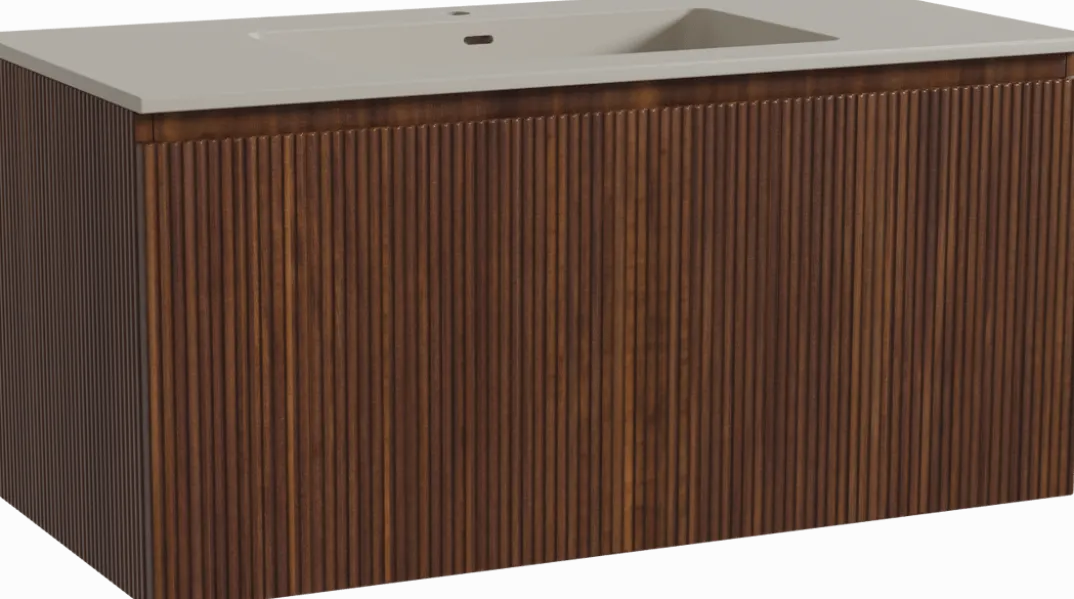 Storke Ribs badkamermeubel met Diva wastafel