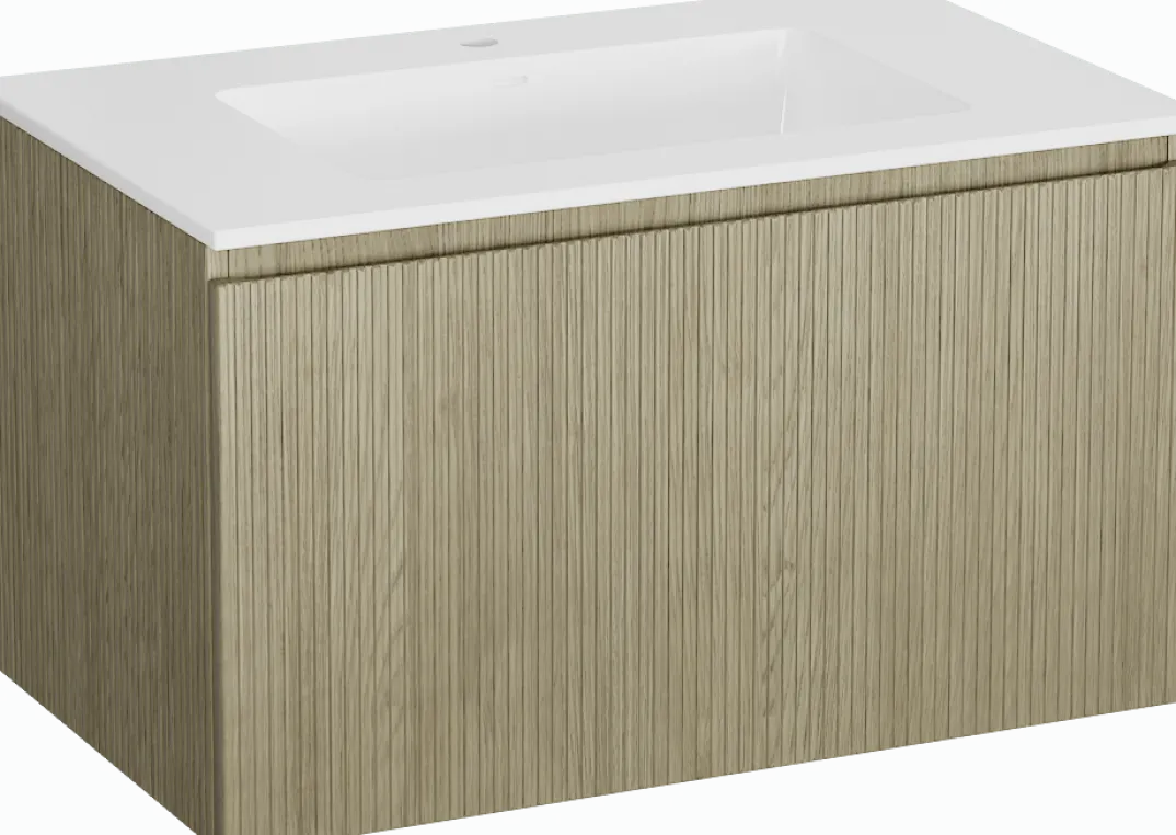 Storke Ribs badkamermeubel met Bilia wastafel