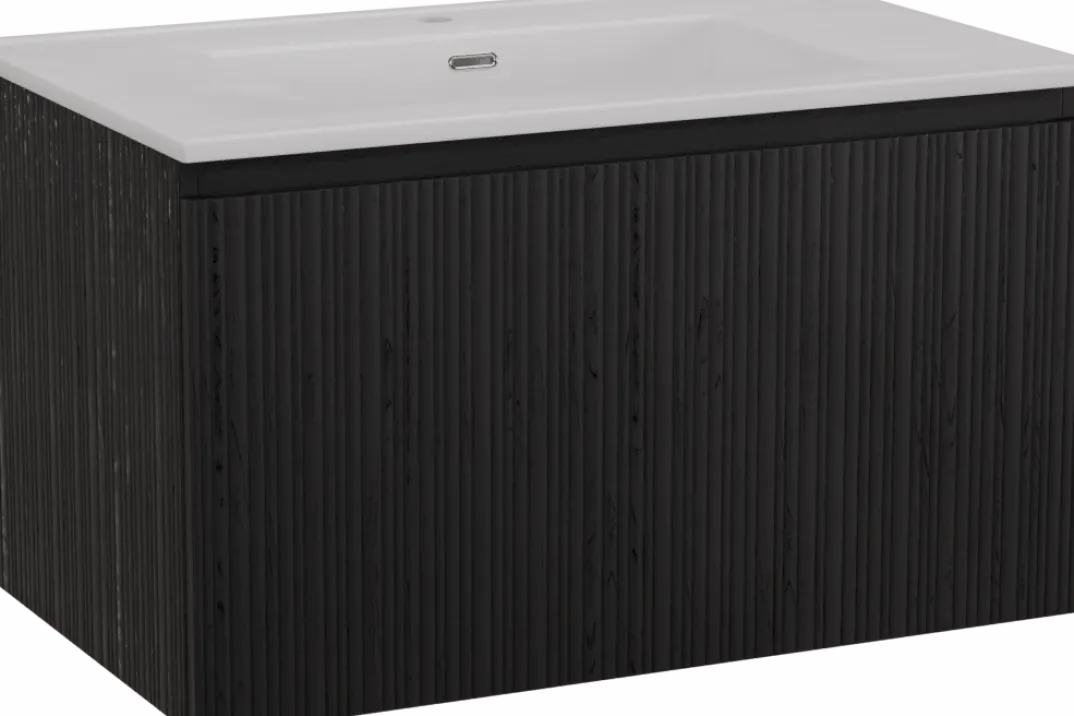 Storke Ribs badkamermeubel met Kera wastafel