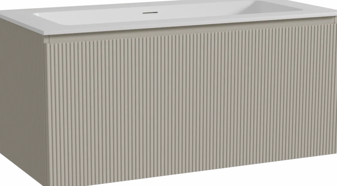 Storke Ribs badkamermeubel met Mata wastafel