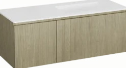 Storke Ribs badkamermeubel met Bilia wastafel