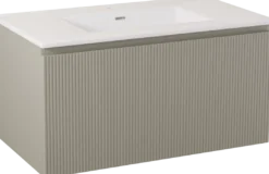 Storke Ribs badkamermeubel met Kera wastafel
