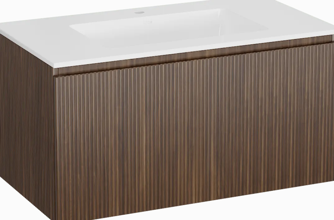 Storke Ribs badkamermeubel met Bilia wastafel