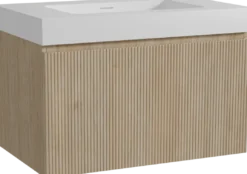 Storke Ribs badkamermeubel met Mata High wastafel