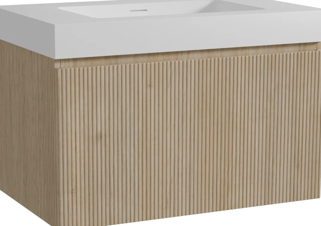 Storke Ribs badkamermeubel met Mata High wastafel