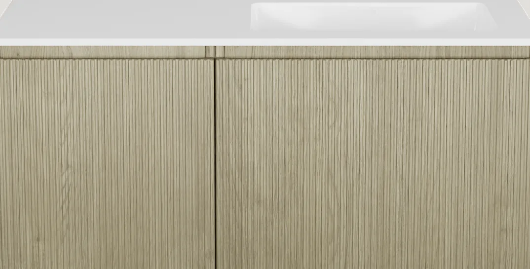 Storke Ribs badkamermeubel met Bilia wastafel