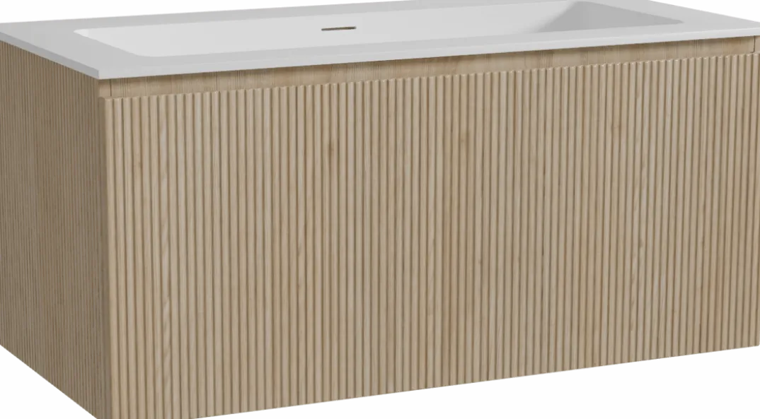 Storke Ribs badkamermeubel met Mata wastafel