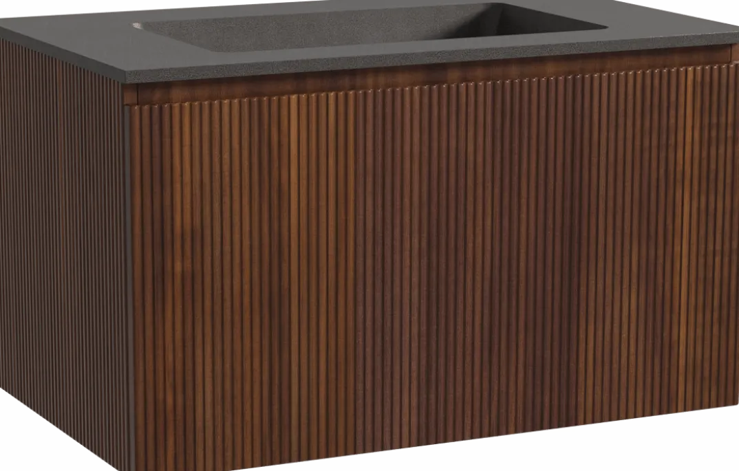 Storke Ribs badkamermeubel met Scuro wastafel