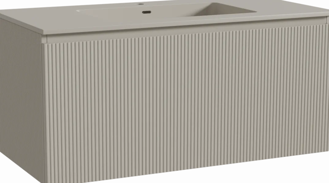 Storke Ribs badkamermeubel met Diva wastafel