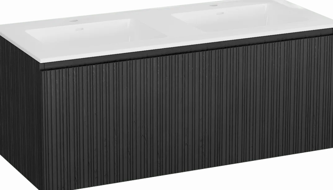 Storke Ribs badkamermeubel met Bilia wastafel