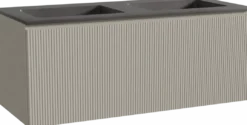 Storke Ribs badkamermeubel met Scuro wastafel