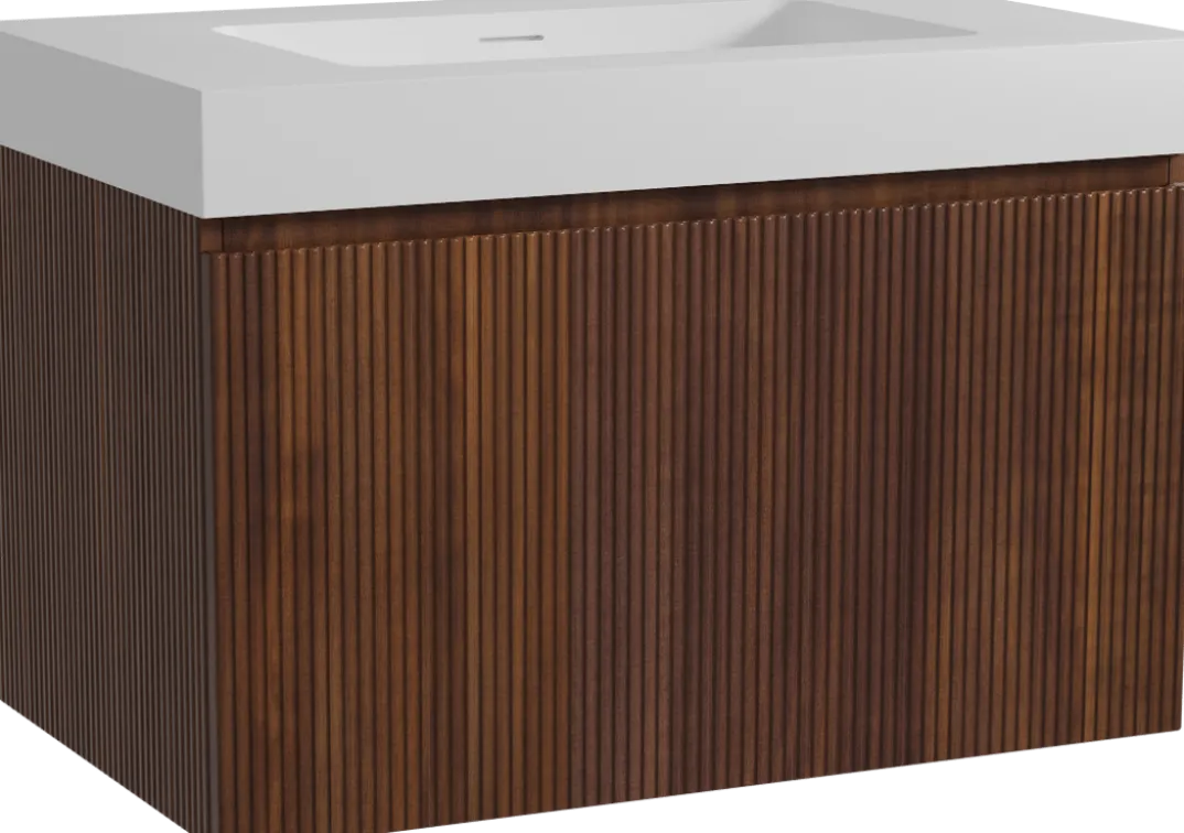 Storke Ribs badkamermeubel met Mata High wastafel