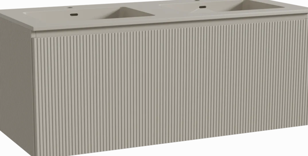 Storke Ribs badkamermeubel met Diva wastafel