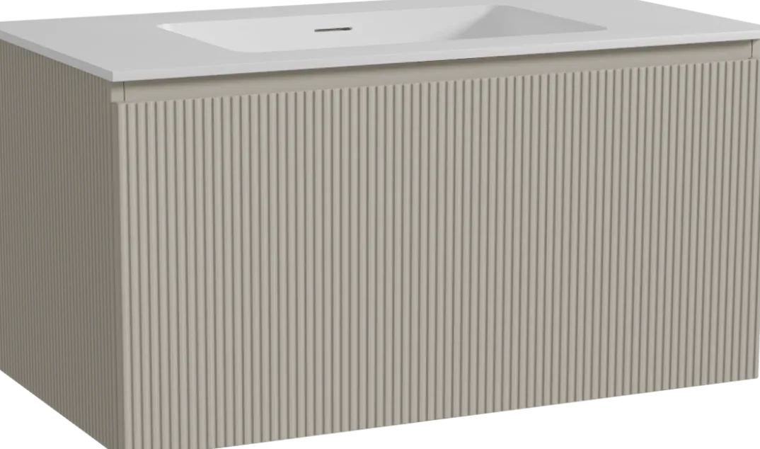 Storke Ribs badkamermeubel met Mata wastafel