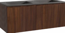 Storke Ribs badkamermeubel met Scuro wastafel